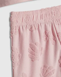 Girls Pink St Tropez Towelling Set