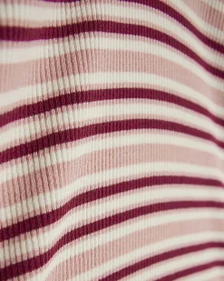Girls Pink Stripe Top