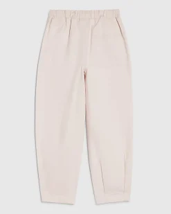 Girls Pink Twill Keyring Cargo Trousers
