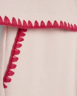 Girls Pink Whipstitch T-Shirt Set