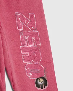 Girls Pink Year Zero Embellished Joggers