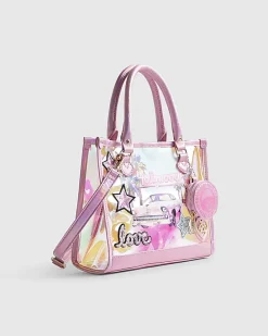 Girls Pink Year Zero Jelly Shopper Bag