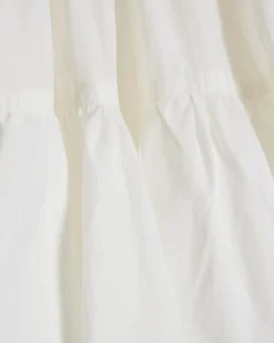 Girls White 2 In 1 Floral Dress