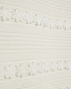 Girls White Floral Polo Dress