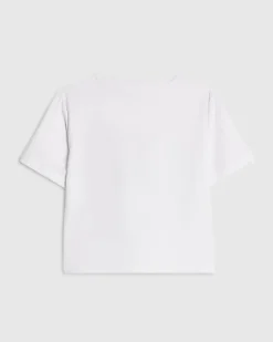 Girls White In My Cute Era Boxy T-shirt