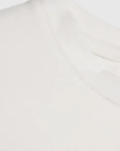 Girls White Main Character Crop Top