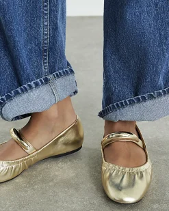 Gold Bangle Ballet Shoes