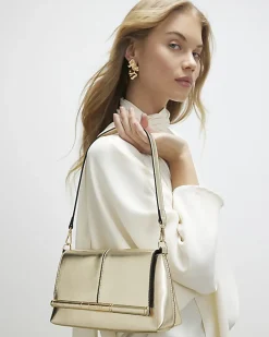 Gold Bar Front Clutch Bag