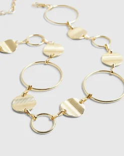 Gold Chain Circle Belt