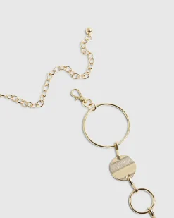 Gold Chain Circle Belt