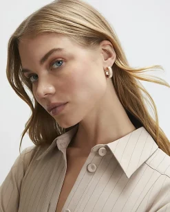 Gold Dome Hoop Multipack Earrings