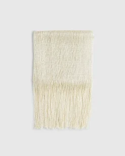 Gold Fringe Scarf