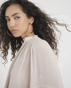 Gold Large Hoop Earrings