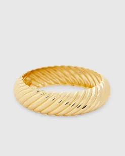 Gold Ridge Bangle