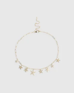 Gold Starfish Chain Belt
