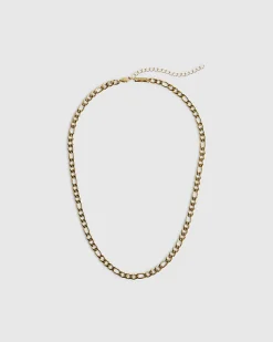 Gold Steel Chain Necklace