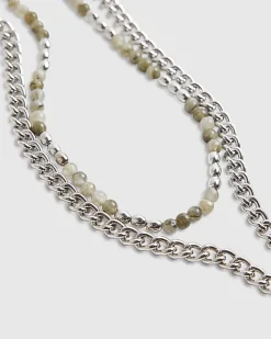 Green Beaded Necklace