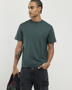 Green Essential Regular Fit Midweight T-Shirt