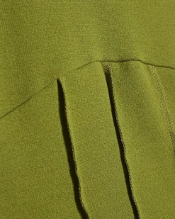 Green High Neck Corset Top