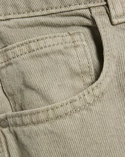 Green High Waisted Wide Flared Leg Jeans