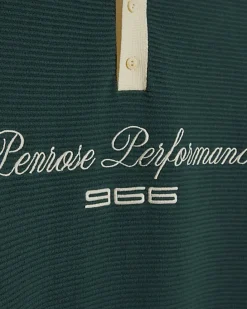 Green Knitted Short Sleeve Penrose Shirt