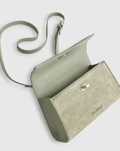 Green Lock Front Tote Bag