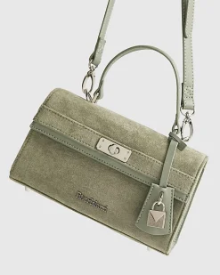 Green Lock Front Tote Bag