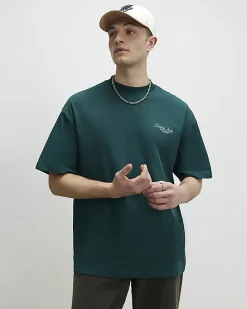 Green Oversized Fit Hotel Resort T-Shirt