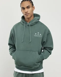 Green Oversized Fit Lisiere Studios Hoodie