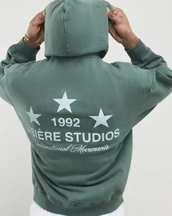 Green Oversized Fit Lisiere Studios Hoodie