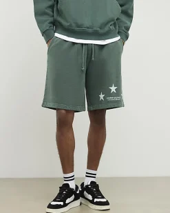 Green Oversized Fit Lisiere Studios Shorts