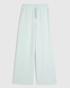 Green Premium Wide Leg Joggers