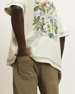 Green Slim Fit Stretch Textured Joggers
