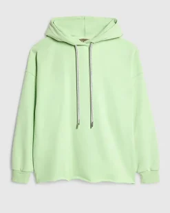 Green Year Zero Embellished Cord Hoodie