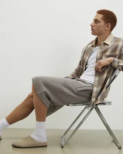 Grey Bermuda Shorts