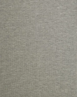 Grey Cap Sleeve Rib Midi T-Shirt Dress