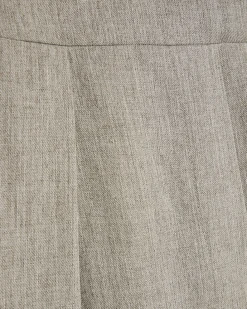 Grey Elasticated Wide Leg Trousers
