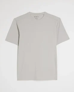 Grey Essential Muscle Fit Stretch T-Shirt