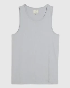 Grey Essential Muscle Fit Rib Stretch Vest