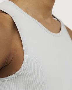 Grey Essential Muscle Fit Rib Stretch Vest