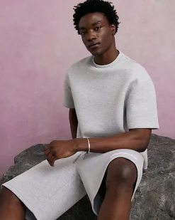 Grey Oversized Premium Crew Neck T-Shirt
