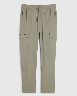 Grey Skinny Fit Stretch Cargo Trousers