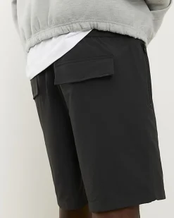Grey Skinny Fit Stretch Shorts