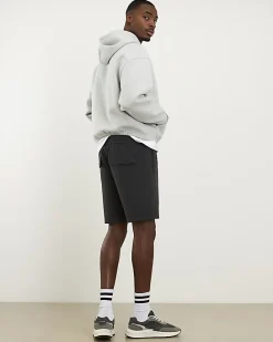 Grey Skinny Fit Stretch Shorts