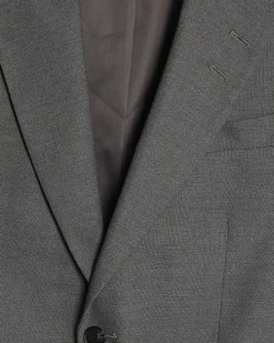 Grey Skinny Fit Stretch Suit Jacket