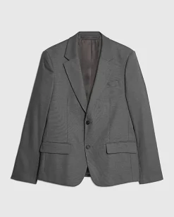 Grey Skinny Fit Stretch Suit Jacket