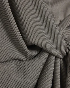 Grey Sleeveless Double Twist Top