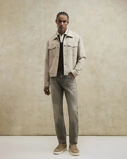 Grey Slim Fit Stretch Jeans