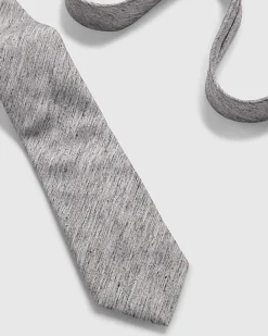 Grey Texture Tie