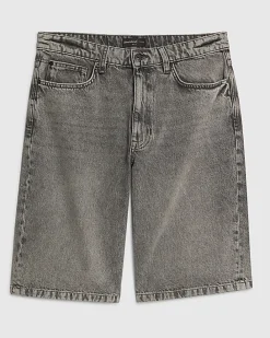 Grey Washed Denim Jorts